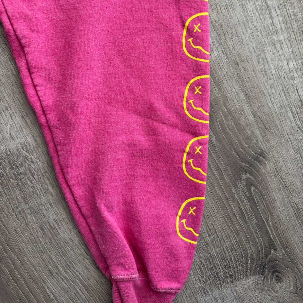 Oversized NIRVANA Pink Crewneck Sweatshirt - Picture 3 of 4